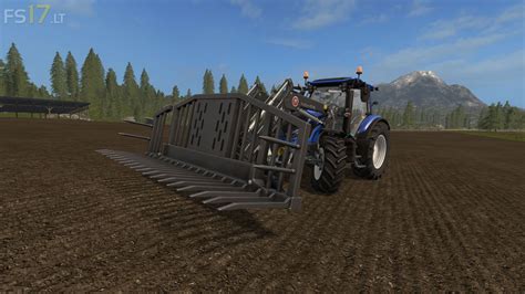 fs17 silage frork for skid steer|silage zts mods.